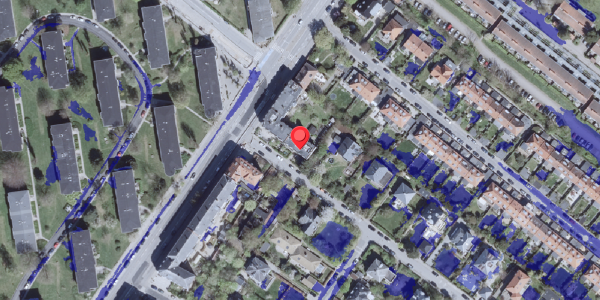 Ekstrem regn på Sigridsvej 1A, 2900 Hellerup