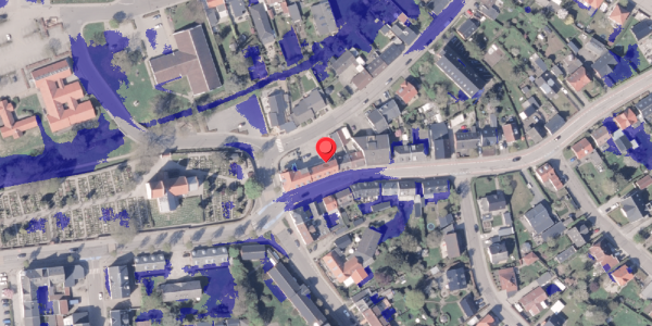 Ekstrem regn på Østergade 6, 8300 Odder