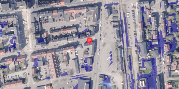 Ekstrem regn på Holsteinsgade 1, 8300 Odder