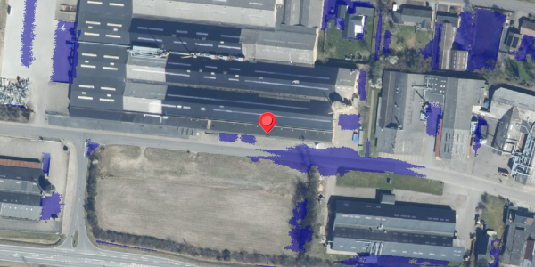 Ekstrem regn på Fabriksvej 20, 7441 Bording