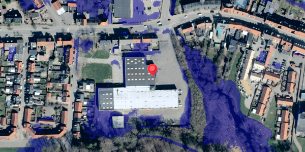 Ekstrem regn på Vesterbrogade 1C, 4930 Maribo