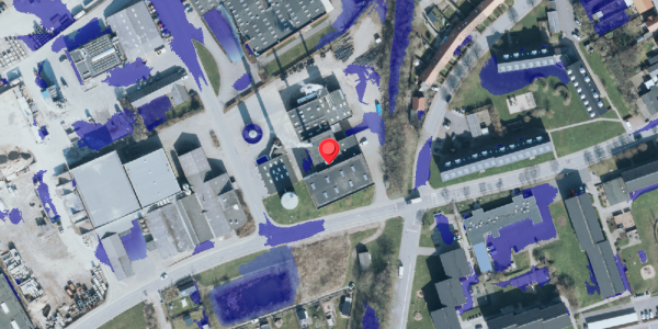 Ekstrem regn på Industrivej 10, 7620 Lemvig