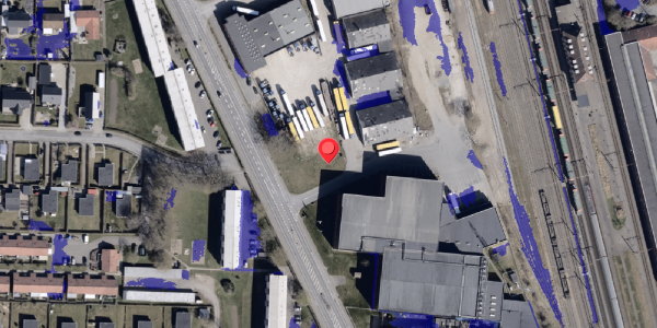 Ekstrem regn på Industrivej 4B, 6330 Padborg