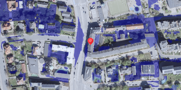 Ekstrem regn på Strandvejen 36, 2900 Hellerup