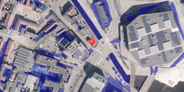 Ekstrem regn på Mindegade 13, 8000 Aarhus C