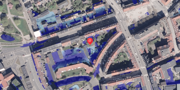Ekstrem regn på Janus La Cours Gade 10A, 8000 Aarhus C