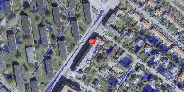 Ekstrem regn på Strandvejen 140B, 2900 Hellerup
