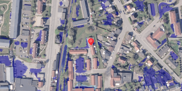 Ekstrem regn på Aaholmsgade 3F, 8300 Odder
