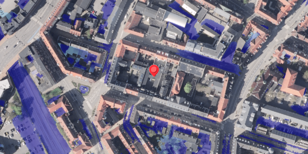 Ekstrem regn på Danmarksgade 5C, 9000 Aalborg
