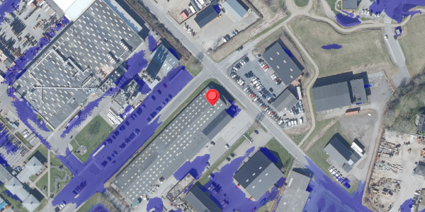 Ekstrem regn på Industrivej 9, 8450 Hammel