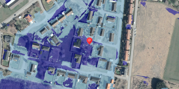 Ekstrem regn på Klokkelyngen 21, 4573 Højby