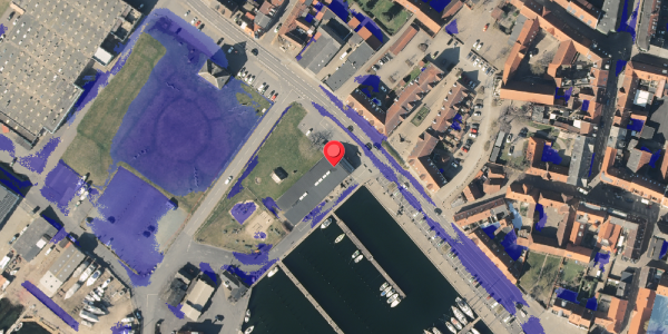 Ekstrem regn på Havnegade 3, 5600 Faaborg
