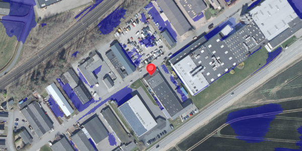 Ekstrem regn på Industrivej 10, 8660 Skanderborg