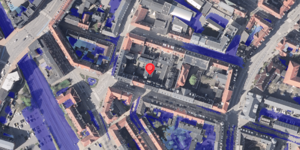 Ekstrem regn på Danmarksgade 5A, 9000 Aalborg