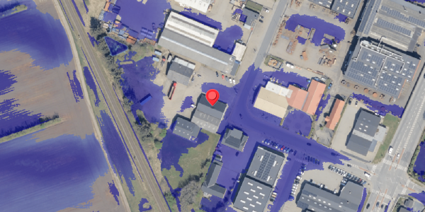 Ekstrem regn på Industrivej 9A, 6760 Ribe
