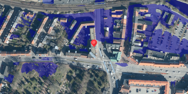Ekstrem regn på Bredgade 28, 6000 Kolding