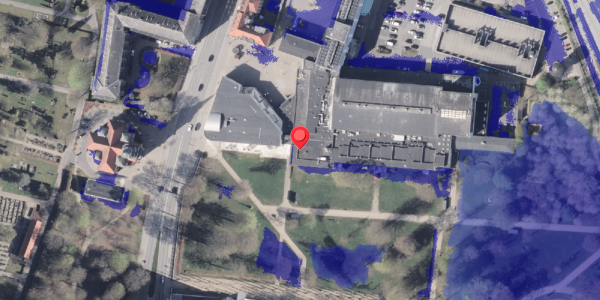 Ekstrem regn på Europa Plads 2, 9000 Aalborg