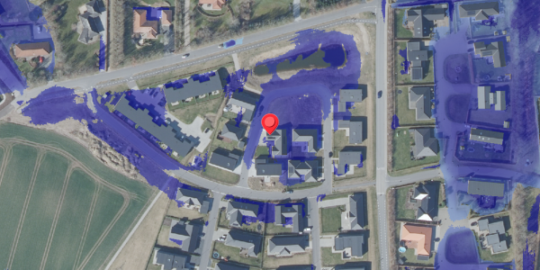 Ekstrem regn på Thoruplund 9, 8600 Silkeborg