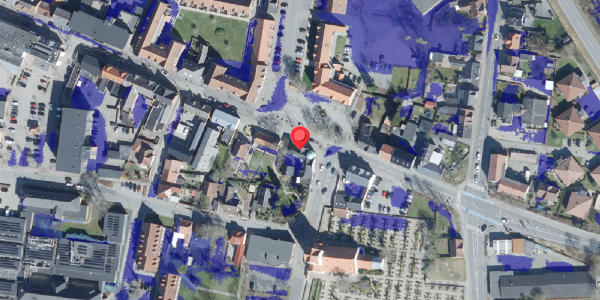 Ekstrem regn på Borgergade 29, 7200 Grindsted