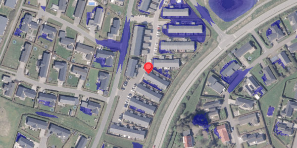 Ekstrem regn på Høghus 73, 8300 Odder