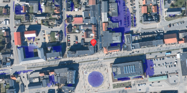 Ekstrem regn på Strøget 3, 7430 Ikast