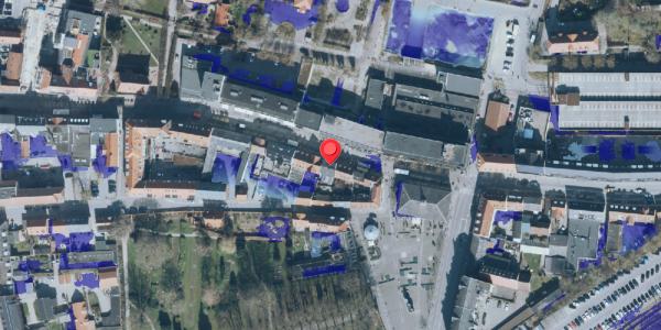 Ekstrem regn på Algade 44, 4000 Roskilde