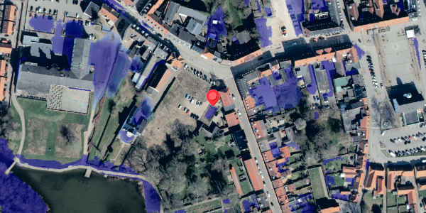 Ekstrem regn på Vestergade 13, 4930 Maribo