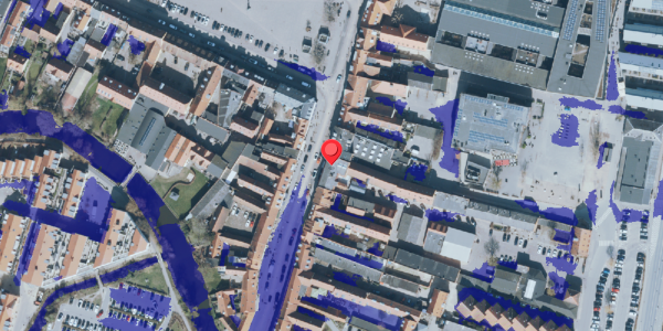 Ekstrem regn på Brogade 7, 4600 Køge