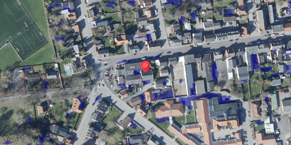 Ekstrem regn på Vestergade 27, 4690 Haslev