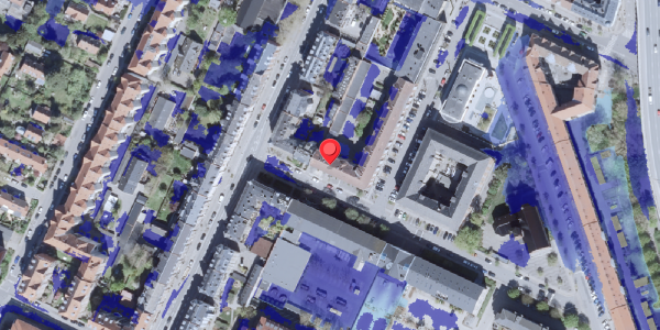 Ekstrem regn på Nitivej 5, . , 2000 Frederiksberg