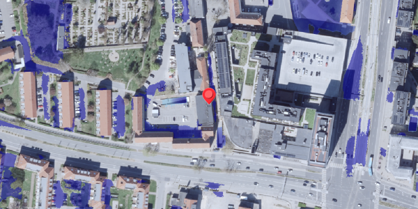 Ekstrem regn på Herlev Torv 5D, 2730 Herlev