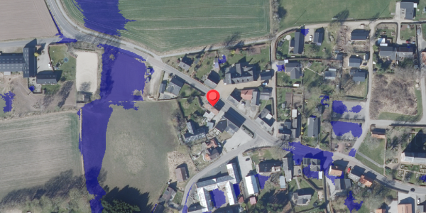 Ekstrem regn på Borgergade 10, 8450 Hammel