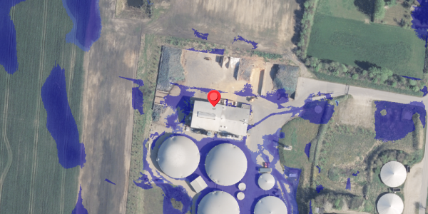Ekstrem regn på Allingvej 13B, 8632 Lemming
