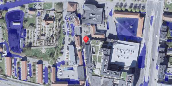 Ekstrem regn på Herlev Torv 20, 2730 Herlev
