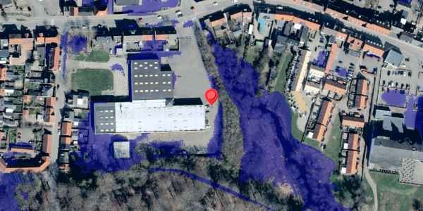 Ekstrem regn på Vesterbrogade 1, 4930 Maribo