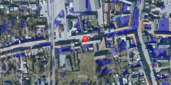 Ekstrem regn på Vestergade 13, 4660 Store Heddinge