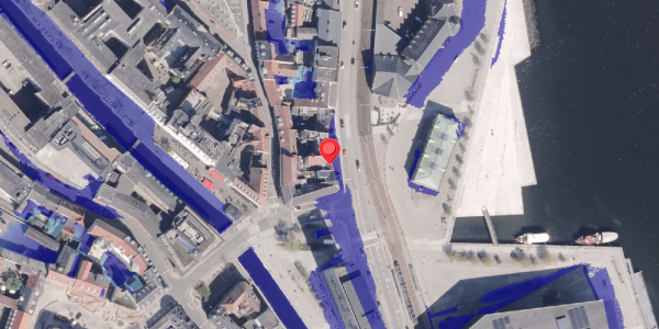 Ekstrem regn på Havnegade 28, 8000 Aarhus C