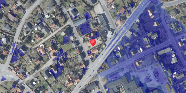 Ekstrem regn på Knudsvej 38A, 8680 Ry