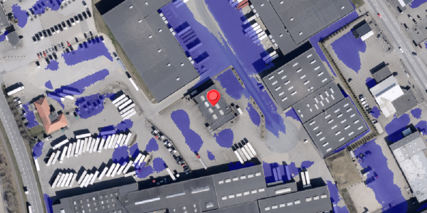 Ekstrem regn på Transitvej 22, 6330 Padborg