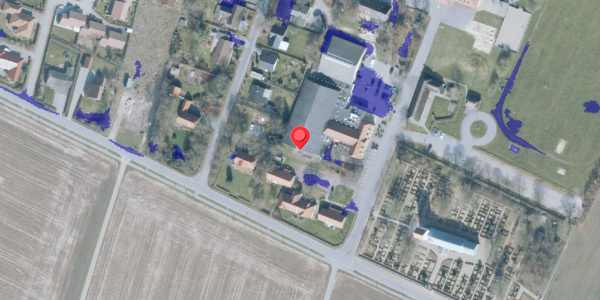 Ekstrem regn på Adelvej 41, 6940 Lem St