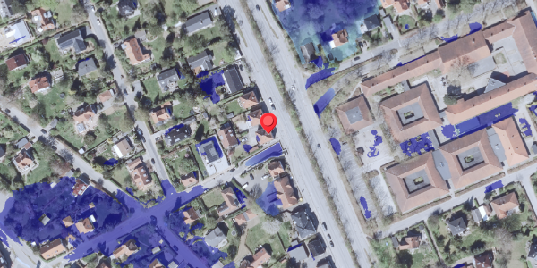 Ekstrem regn på Kongevejen 351, . , 2840 Holte