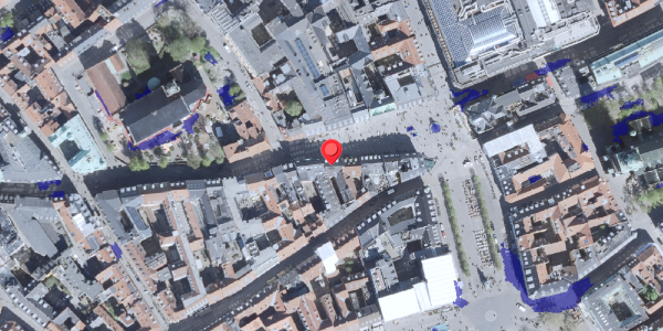 Ekstrem regn på Amagertorv 9, 1160 København K