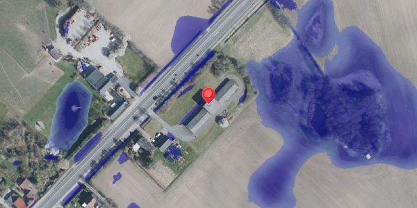 Ekstrem regn på Roskildevej 508, . , 4100 Ringsted