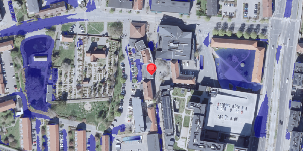 Ekstrem regn på Herlev Torv 17, 2730 Herlev