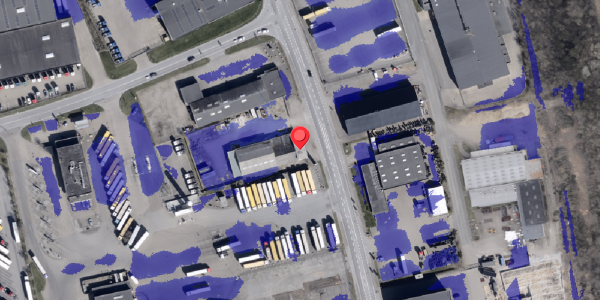 Ekstrem regn på Industrivej 7, 6330 Padborg