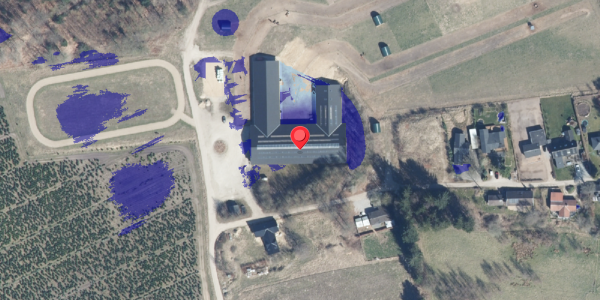 Ekstrem regn på Ryvej 37, 8680 Ry