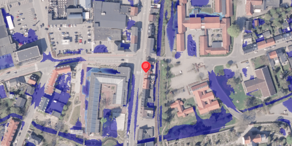 Ekstrem regn på Rådhusgade 18, 8300 Odder