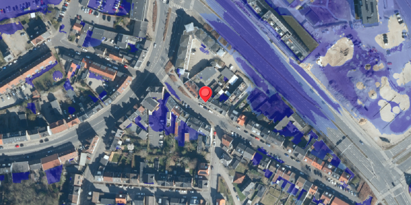 Ekstrem regn på Fredericiagade 5, . , 7100 Vejle
