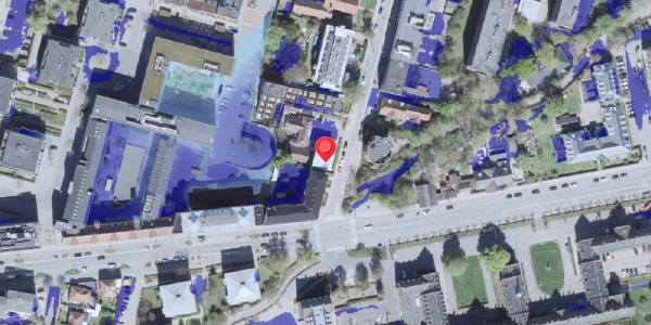 Ekstrem regn på Lindevangs Alle 3, . , 2000 Frederiksberg