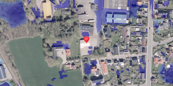 Ekstrem regn på Sofienlystvej 11, 8340 Malling